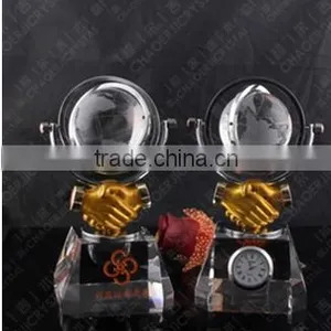 Crystal Clock for Business Gift thumbnail-2