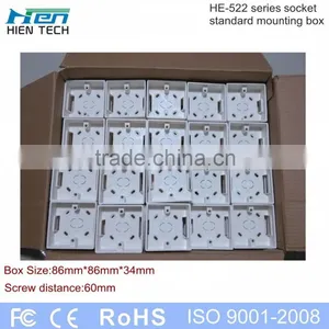 86 Type Mounting Box for HE-522 Series and HE-530 Series USB Wall Socket Using thumbnail-3