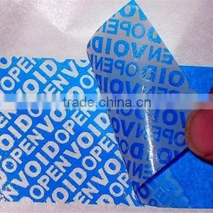 Books Label Sticker Tamper Evident Security Asset Label Sticker for Tracking thumbnail-1