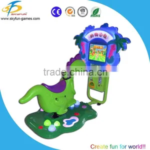 China Direct Supplier Kids Coin Operated Game Machine Kiddie Ride With Video Games Electronic Game Machine thumbnail-4