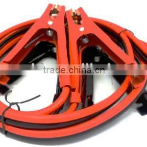HEAVY DUTY 300 Amp 8 Gauge No Tangle Battery Booster Cables 10 Feet With FREE Travel Case Jumper Cables Extra Long 10ft thumbnail-1