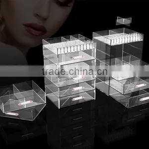 2016 Beauty Plexiglass Clear Cosmetic Display ,makeup Organizer Plexiglass Makeup Organizer thumbnail-1