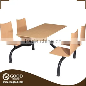 Plywood Dining Table and 4 Seats Chair Set 024 thumbnail-1