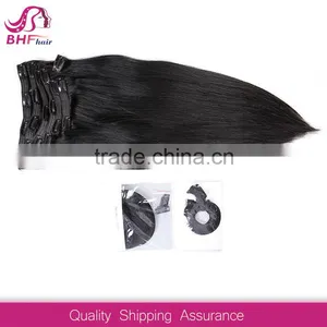 Peruvian Hair 24 Inch Clip-In Yaki Human Hair Extensions thumbnail-5