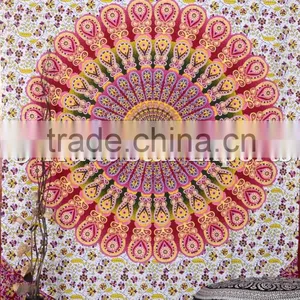 Gypsy Mandala Ethnic Boho Wall Hanging Hippie Cotton Tapestry thumbnail-6