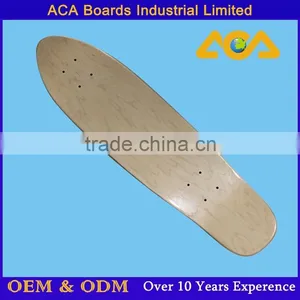 22"x6" 7 Plies Canadian Maple Wood Fish Skateboards thumbnail-1