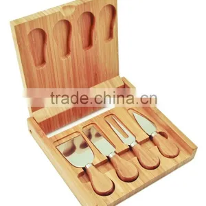 Carve Bamboo Cheese Board and Tool Set by Fujian Xingyuan thumbnail-2