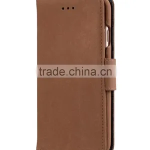 2016 Classic Brown Wallet Case MOBILE PHONE COVER Leather Case for Apple IPhone 7 (4.7") thumbnail-2