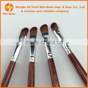 NEW Professional One Step Private Label Angle Eyeliner Brush With Long Handle thumbnail-1