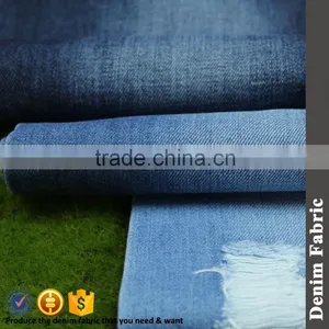 9.5oz Woven Cotton Denim Textile Fabric in China Factory thumbnail-1