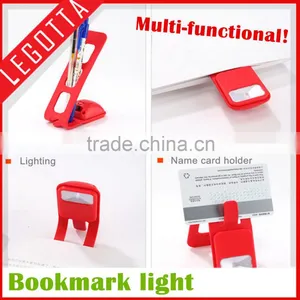 New Products Unique Creative Folding PVC Portable Bookmark Light in Stock thumbnail-2
