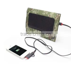 New Premium 10W 5V Built-in 6000mah Polymer Battery Sun Power Solar Panel Outdoor Charging for Mobile Phone thumbnail-4