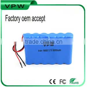 Special 3.7v Lithium li Ion Polymer 18650 9000mah Battery for Emergency Light thumbnail-1