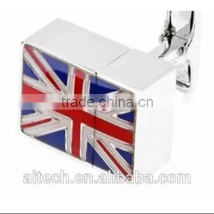 Novel Gift Cufflink USB Perfect Promotional USB Flash Drive thumbnail-2