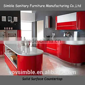 VOVSIMBLE Oem Solid Surface Reception Desk Countertop thumbnail-2