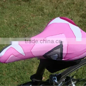Bicycle Saddle Cover Pink thumbnail-1