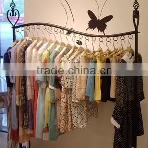 Hanging Clothes Display/metal Hanging Garment Display Racks, thumbnail-1