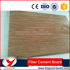 Wood Grain Fiber Cement Both Internal External Wall Siding thumbnail-1