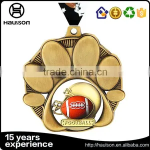 Hot Sale Cheap Custom Hollow Out Stamping Photo Etched Iron Brass Zinc Alloy Plating Antique Gold Sport Medal With Ribbon thumbnail-1
