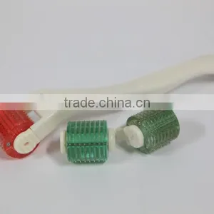 Fashional Design Changeable Heads 192 Needles Titanium Micro Needle Derma Roller With CE thumbnail-1