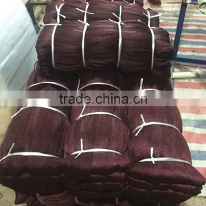 210D 380d Nylon Polyester Multifilament Fish Net With Brown Color thumbnail-1