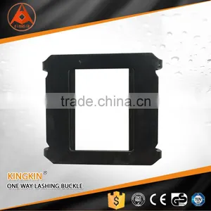 2" Black Powder Coating Buckle Webbing Adjuster Adjustable Strap Buckle thumbnail-2