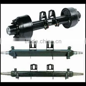 Germany Tandem Axle China Truck Trailer Mechanical Suspension thumbnail-2
