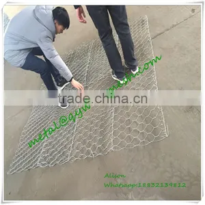 2m x 1m x 0.5m Staniless Steel Gabion Box High Quality Gabion Mesh for Retaining Wall thumbnail-3