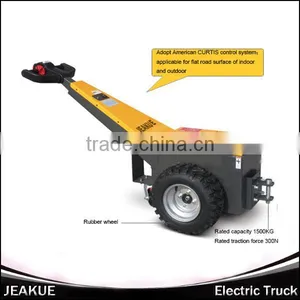 CE ISO High Quality Cheap Price 1500kg Walker Electric Tow Tractor thumbnail-3