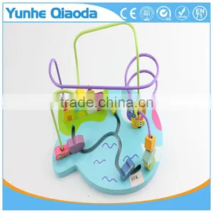 Early Learning Wooden Play Toys the Mouse Beads Maze thumbnail-6