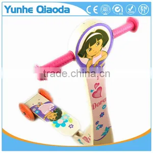 2016 New Wooden Toy Three Wheels Self Balancing Scooter for Kids thumbnail-1