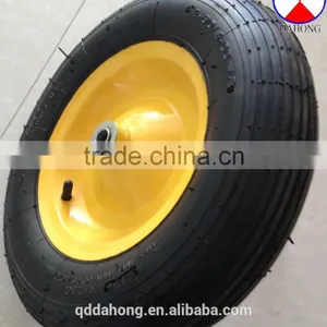 Wheelbarrow Wheels Size 480-8,item no PU1104,metal Rim Wheels thumbnail-1