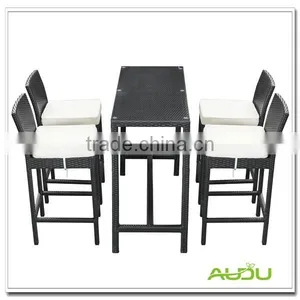 Audu Golf Bar Set/5 Pieces Golf Club High Back Chair Bar Set thumbnail-1