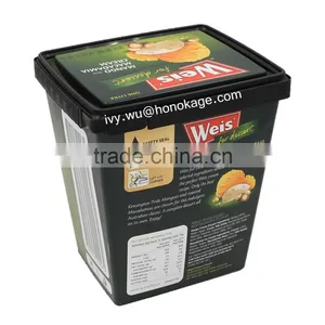 Wholesale Ice Cream Plastic Cup With Lid,Ice Cream Storage Container Quart thumbnail-2