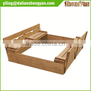 Playground Toys Games Chair, Kids Outdoor Wooden Sandbox thumbnail-2