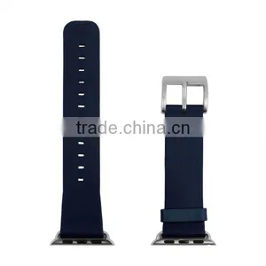 Quality Guaranteed Make To Order Imported Leather Fake Leather Watch Strap For Apple Watch Band thumbnail-5