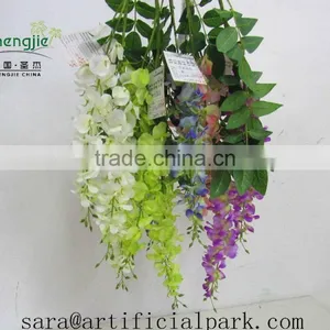 Artificial Hanging Rattan Wisteria Flowers Branch,wisteria Flowers thumbnail-5