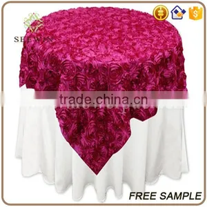 Ornate Rosette Table Cloth for Wedding/party/show thumbnail-3