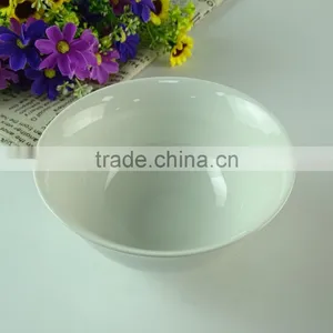 Pure White Ceramic Round Shaped Rice Bowl thumbnail-2