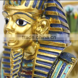 Polyresin Sphinx, Egyptian Goddess Antique Candle Holder thumbnail-3