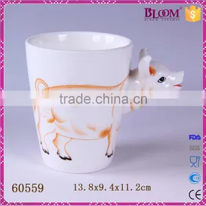 Cute Animal Pig Designs 3d Ceramic Coffee Mug thumbnail-1