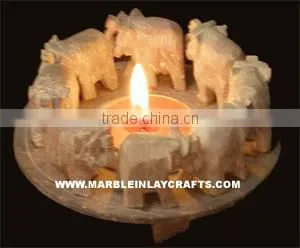 Soap Stone Decorative Tealight Candle Holders thumbnail-1