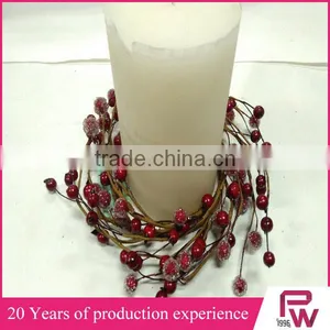 Factory Direct Sales Christmas Candle Wreath Decorative Wreath thumbnail-2