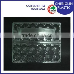 Clear Disposable Plastic Egg Tray (12) thumbnail-1
