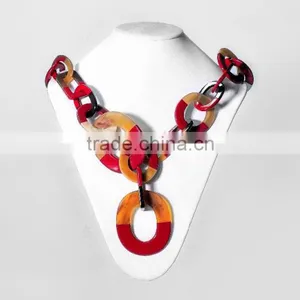 Best Selling of This Season!!! Buffalo Horn Necklace, Pure Horn Jewelry. thumbnail-1