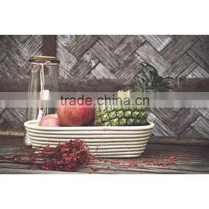 Rattan Bamboo Bowl / Wholesale Cheap Price Fruit Basket, Non Toxic Rattan Bowl thumbnail-1