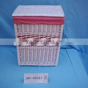 Cheap Willow Laundry Basket thumbnail-1