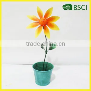 Wholesale Sunflower Planter Home Garden Decoration Metal Decoration thumbnail-1