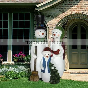 Wholesale Promotion Resin Craft Fiberglass Christmas Garden Statue Decorations thumbnail-1