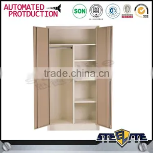 Customized Different Colour Painting Steel Almirah Wardrobe thumbnail-2